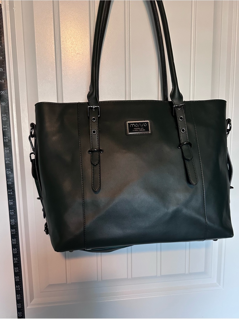 MOSISO Midnight Green Laptop Tote Bag 15–16” Work Business Shoulder Bag